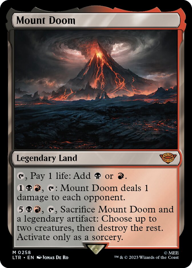 Mount Doom 258 (Universes Beyond: The Lord of the Rings: Tales of Middle-earth) 