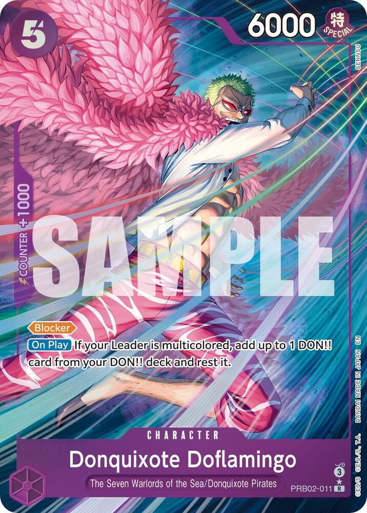 Donquixote Doflamingo PRB02-011 (Premium Booster -The Best- Vol. 2)  - Alternate Art Foil