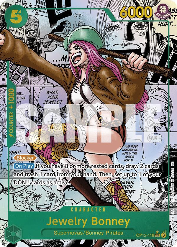 Jewelry Bonney OP12-118 (Legacy of the Master)  - Manga Foil