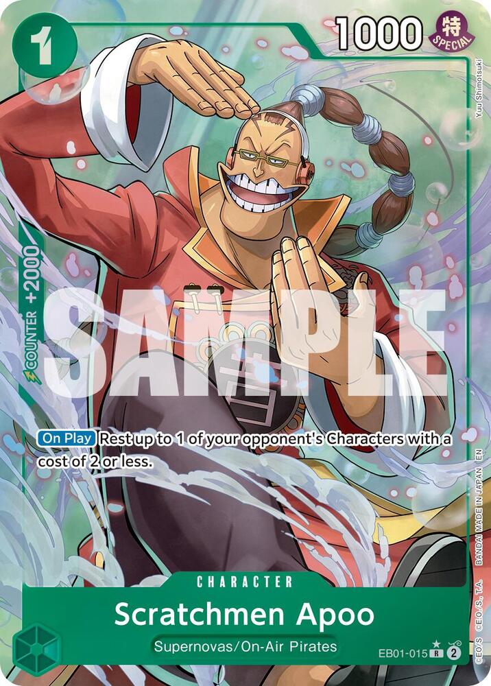 Scratchmen Apoo EB01-015 (Premium Booster -The Best- Vol. 2)  - Alternate Art Foil