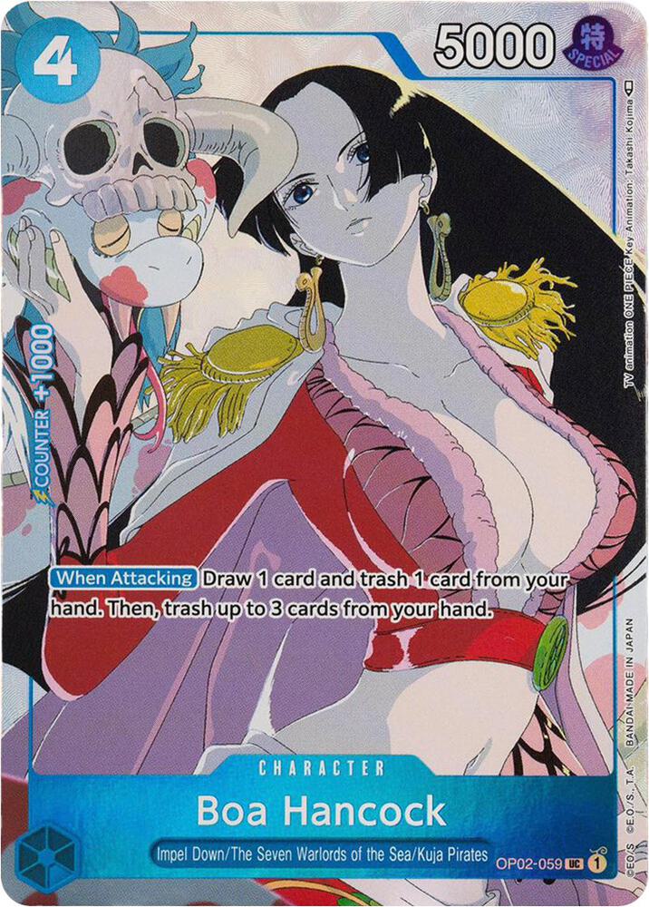 Boa Hancock (Gift Col.) OP02-059 (One Piece Promotion Cards)  - Alternate Art Foil