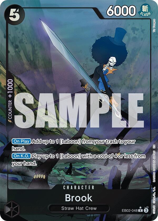 Brook EB02-048 (Extra Booster: Anime 25th Collection)  - Alternate Art Foil
