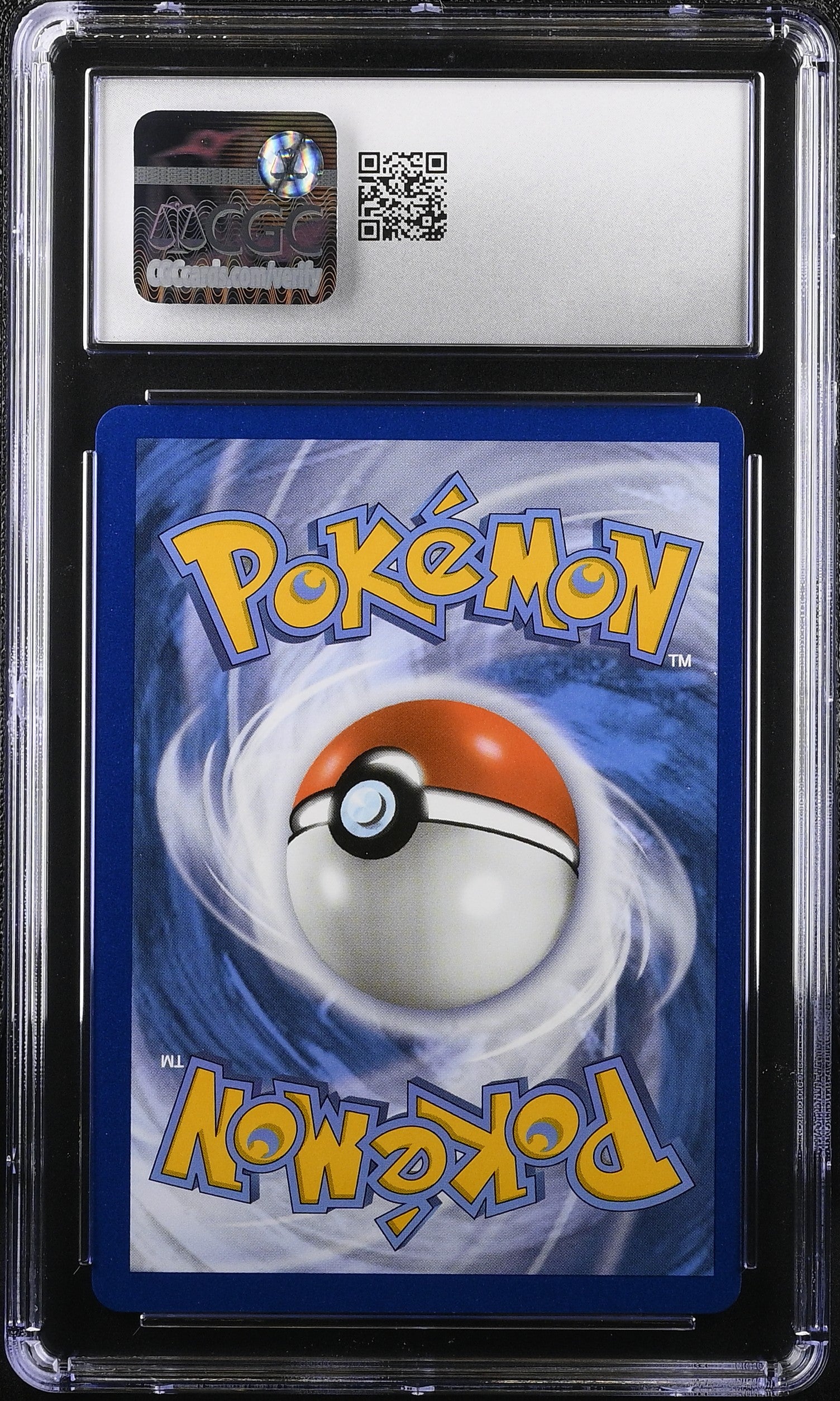 Pokemon Celebrations - Classic Coll. 76/108 M Rayquaza Ex Roaring Skies CGC 8.5 (Back)
