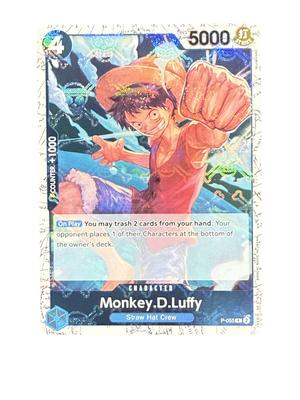 One Piece TCG P-055 Monkey.D.Luffy PRB-01 Pirate Flag Foil