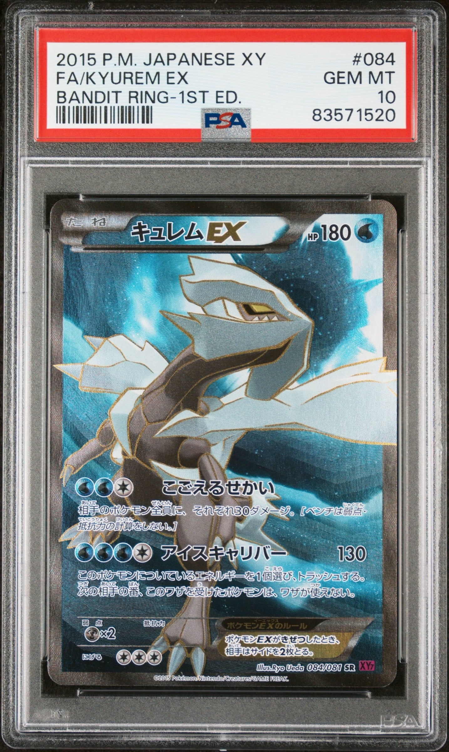 FA/Kyurem EX 1st Edition PSA 10 eBay Auction Item 135042567860 Tcg