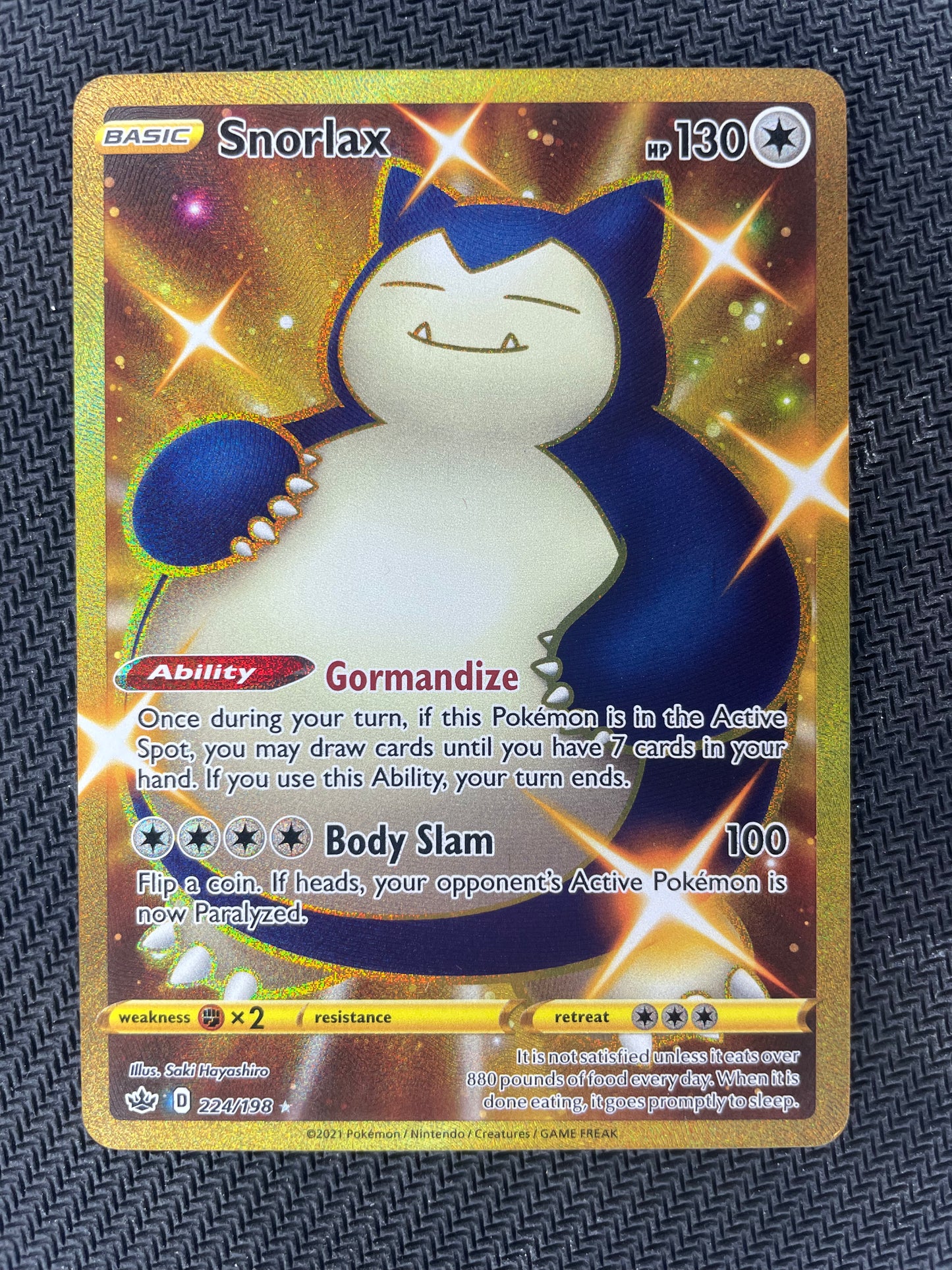 Snorlax (224/198), Busca de Cards