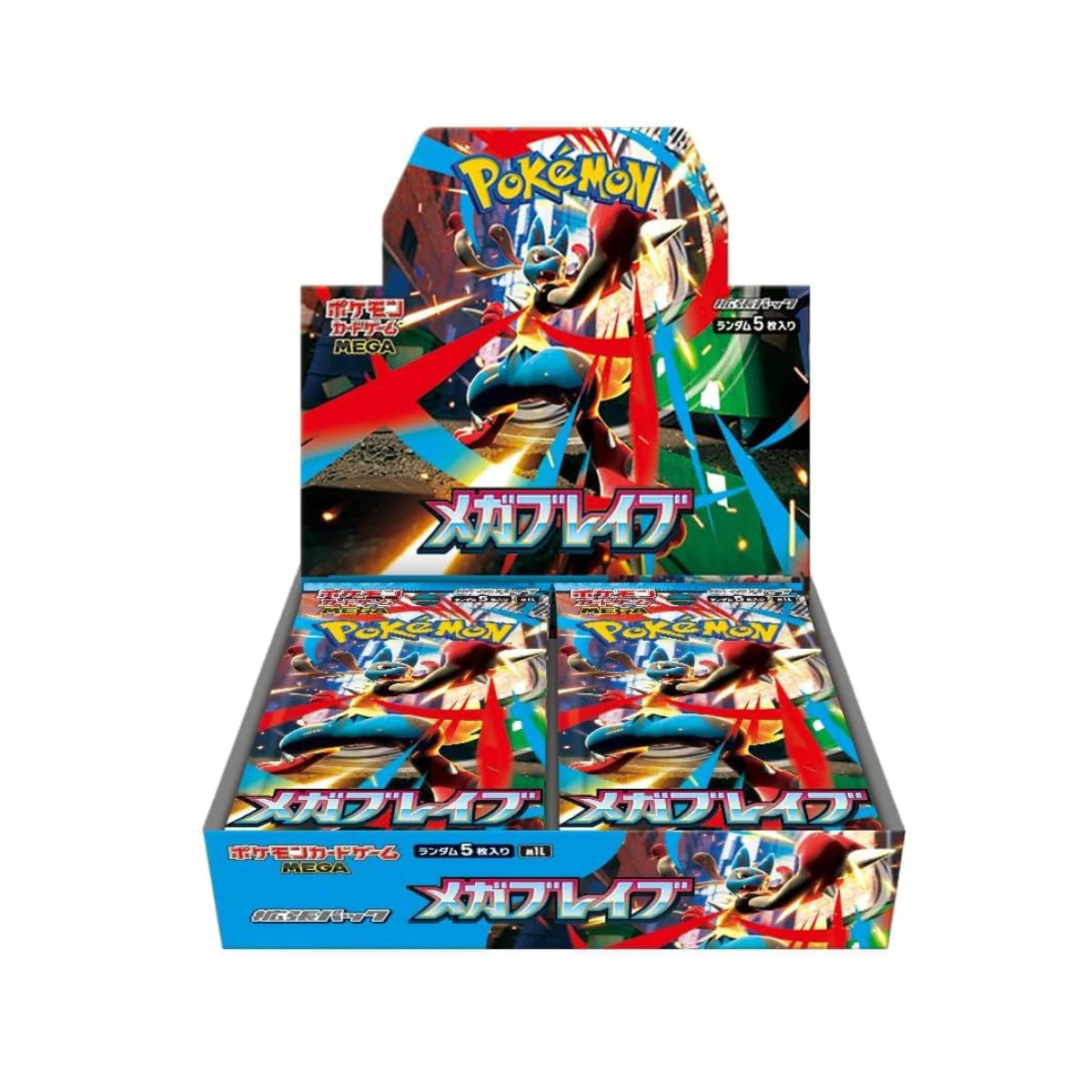 2025 Pokemon M1L MEGA Brave Booster Box Japanese 2025 Pokemon M1L MEGA Brave Booster Box Japanese