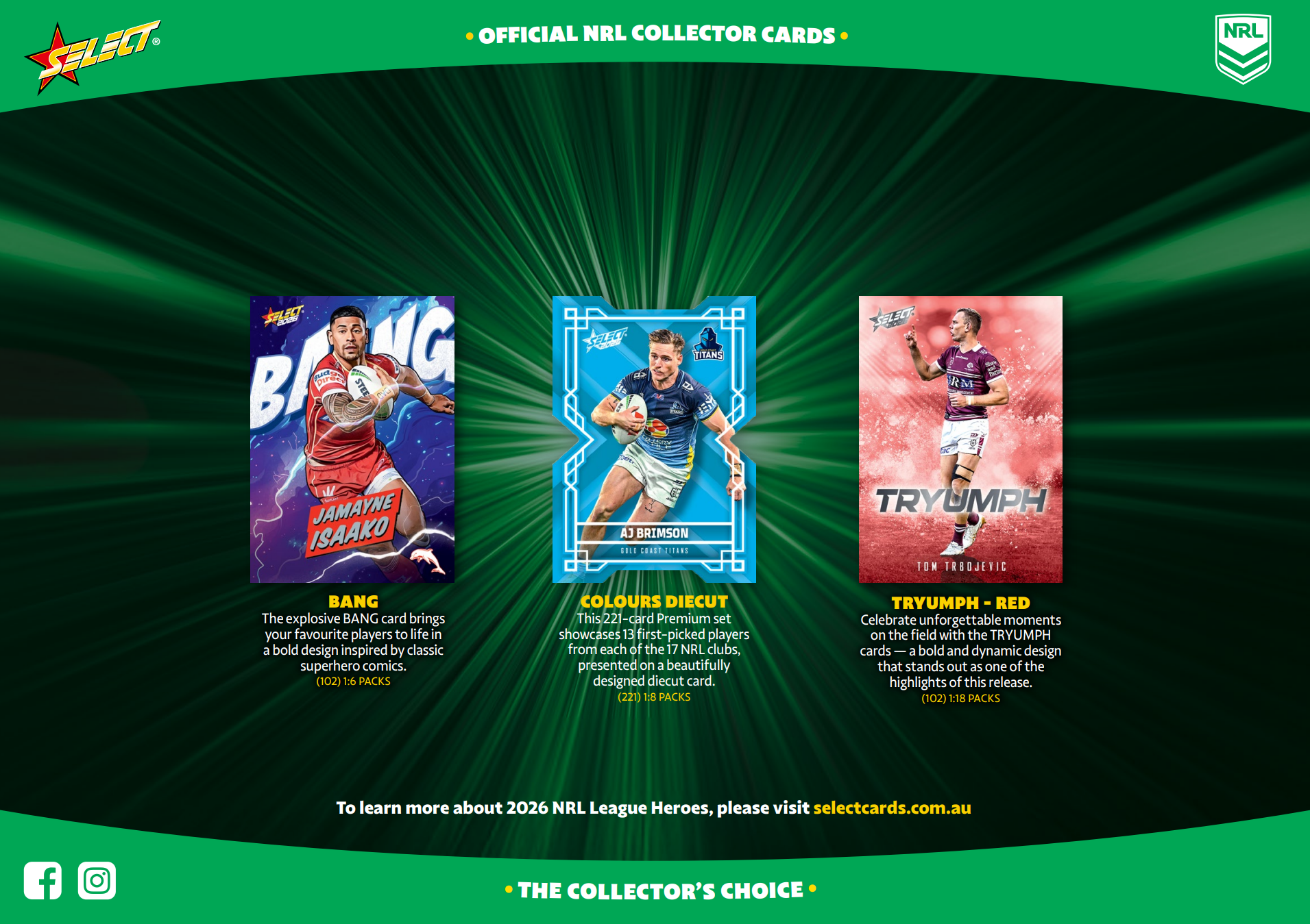 2026 Select NRL League Heroes Cards Retail Box 2026-select-nrl-league-heroes-cards-retail-box