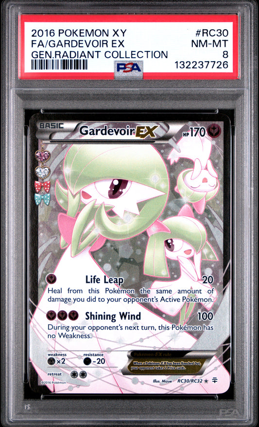 2016 Pokemon Xy Generations Radiant Collection RC30/RC32 Fa/Gardevoir Ex PSA 8