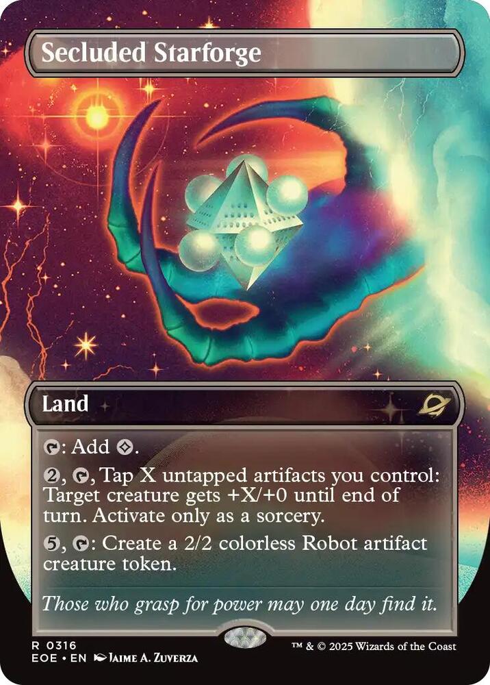 Secluded Starforge  316/276 (Edge of Eternities)  - Borderless 