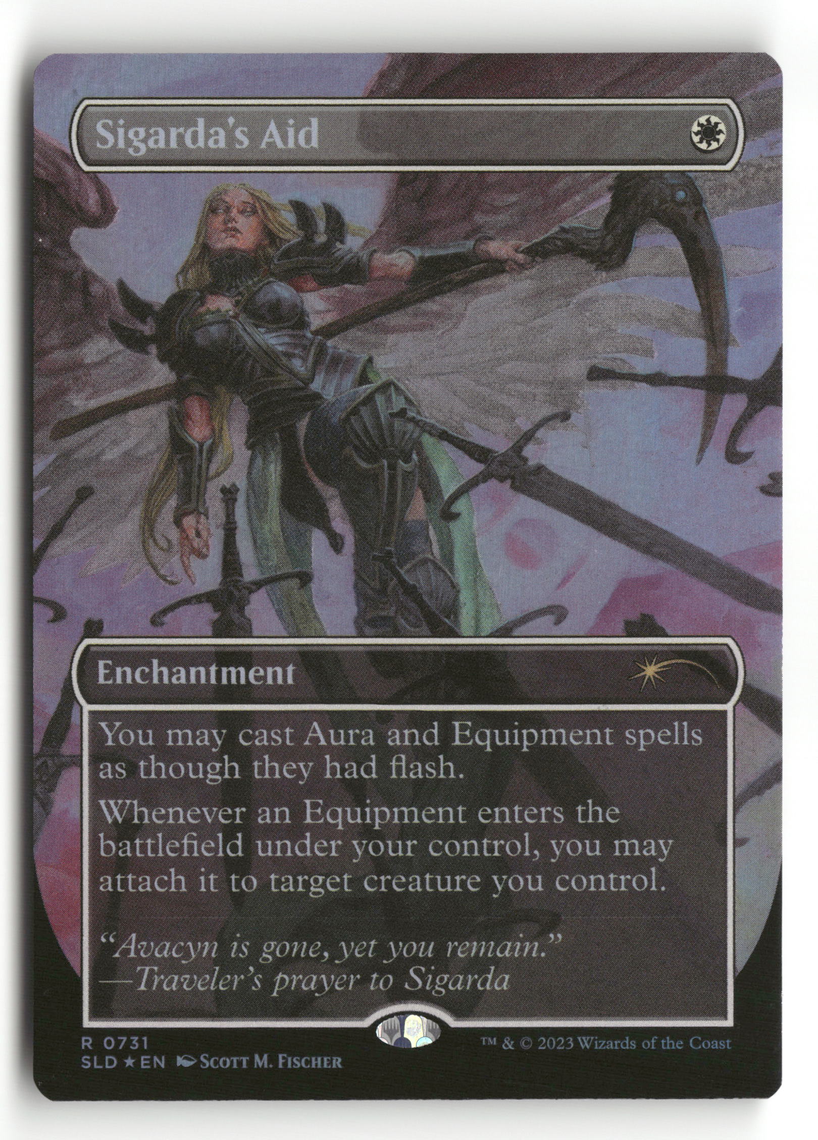Magic The Gathering Secret Lair Drop Series 731 Sigarda's Aid R NM
