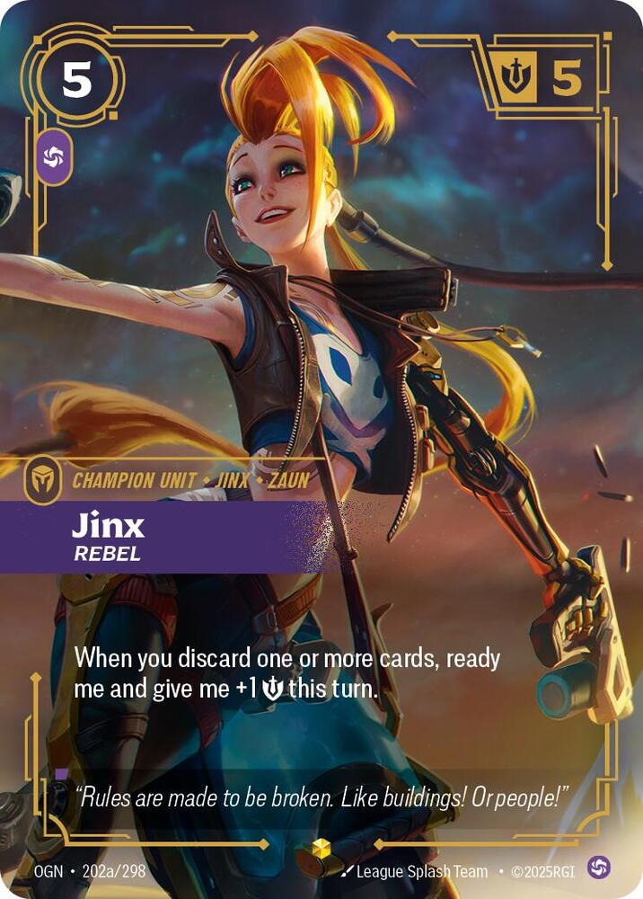 Jinx - Rebel 202a/298 (Origins)  - Foil