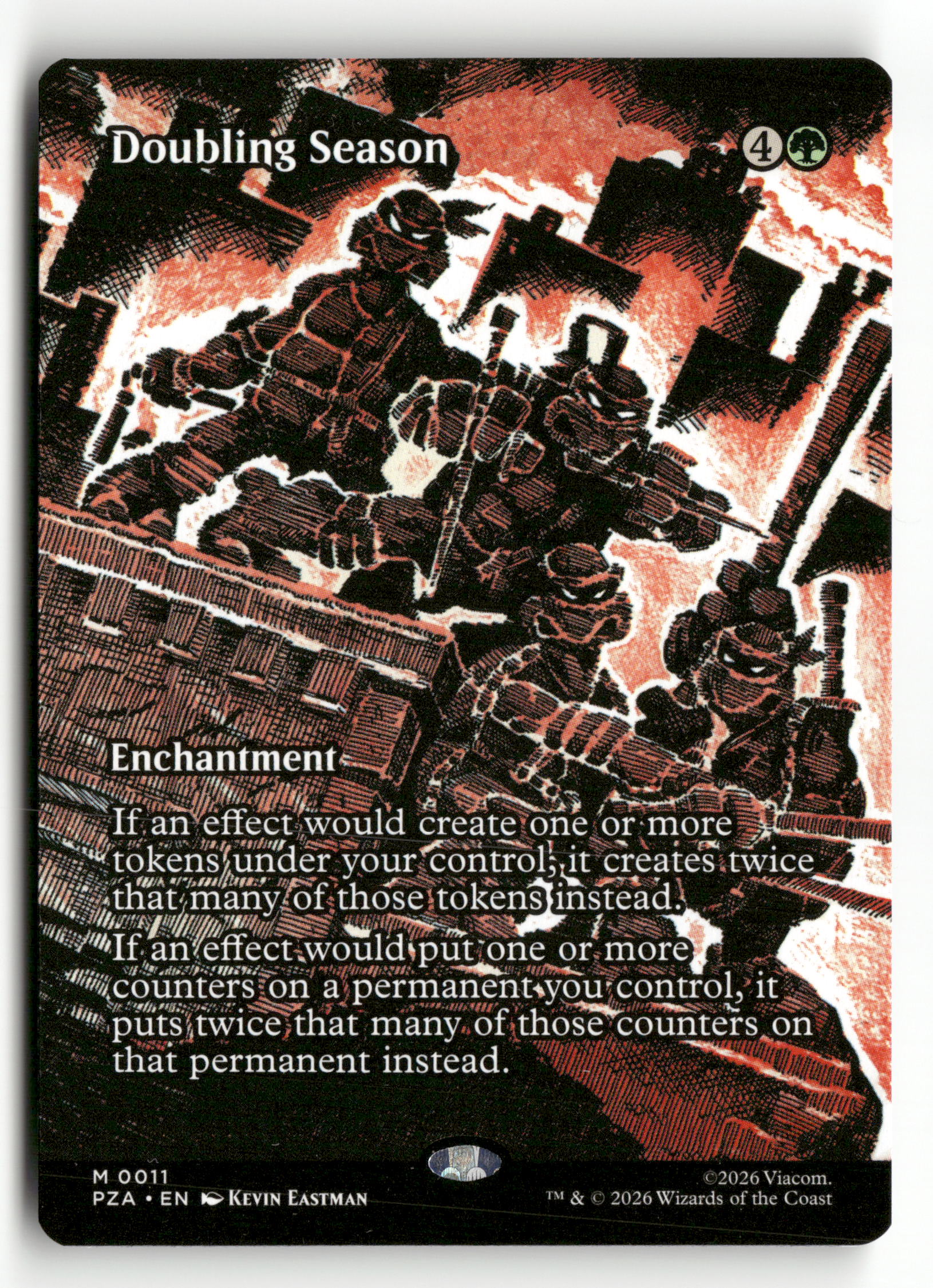 MTG Teenage Mutant Ninja Turtles Eternal-Legal 11 Doubling Season (Borderless) M