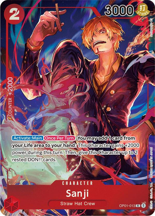 Sanji OP01-013 (Romance Dawn)  - Alternate Art Foil