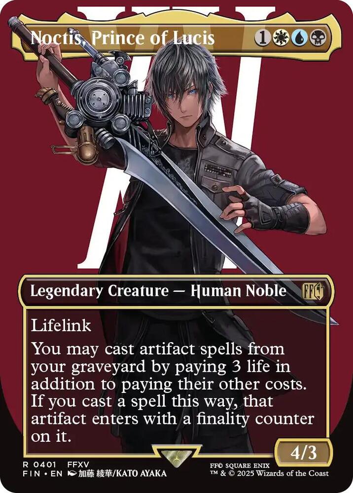 Noctis, Prince of Lucis 401 (FINAL FANTASY)  - Borderless