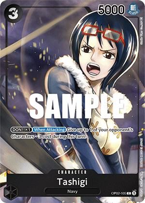 Tashigi (Box Topper) OP02-105 (Paramount War)  - Foil