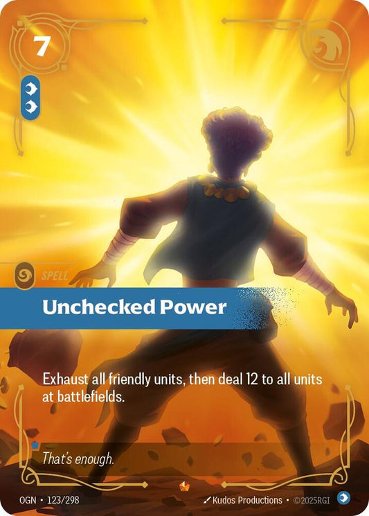 Unchecked Power 123/298 (Origins)  - Foil