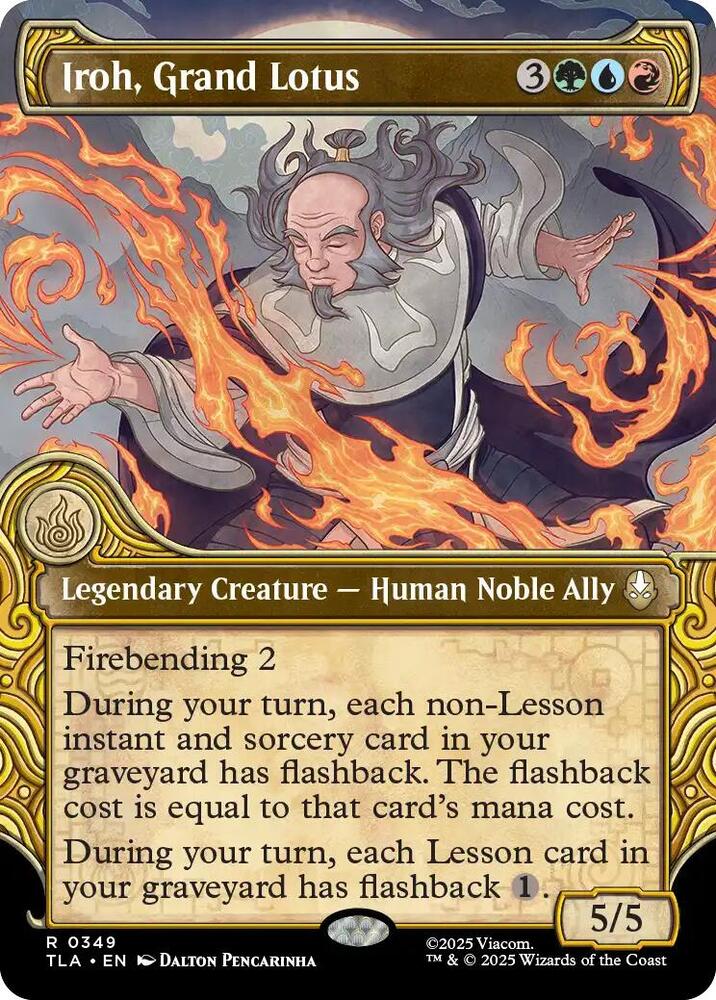 Iroh, Grand Lotus 349 (Avatar: The Last Airbender)  - Showcase Foil