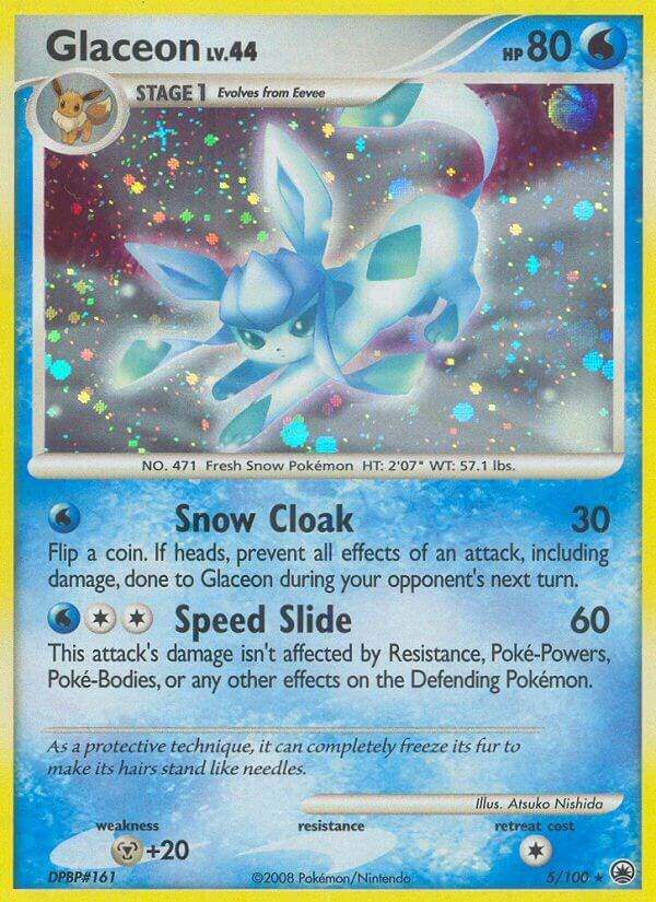 Glaceon 5/100 (Majestic Dawn)  - Holofoil