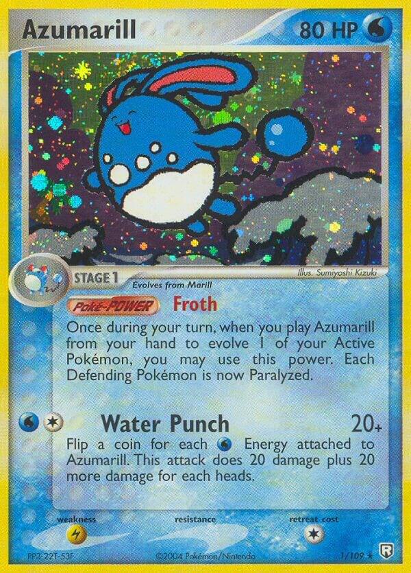 Azumarill 1/109 (EX Team Rocket Returns)  - Holofoil