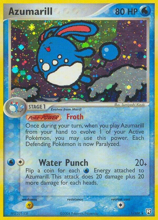 Azumarill 1/109 (EX Team Rocket Returns)  - Holofoil