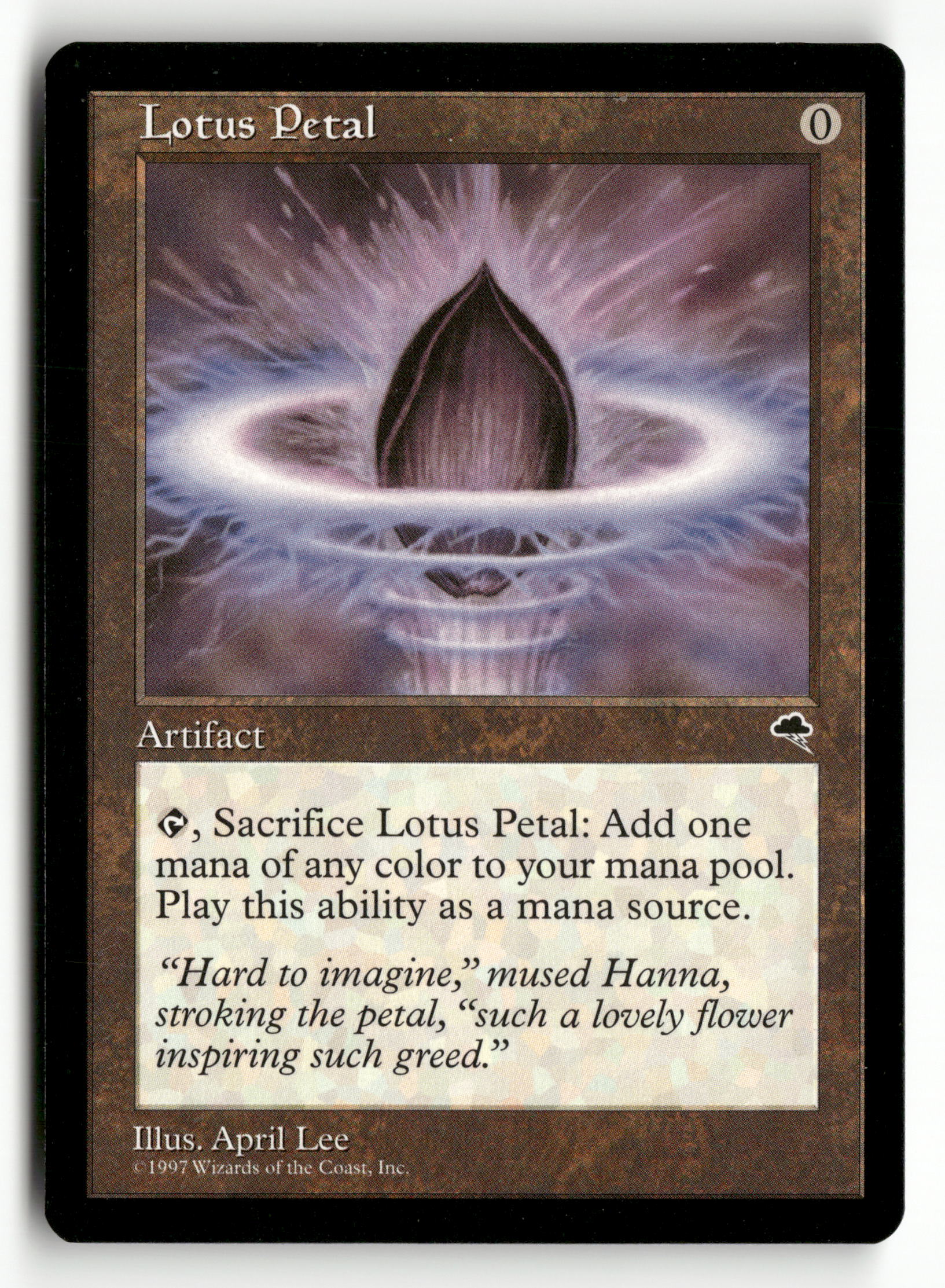 MTG Tempest  294 Lotus Petal NM