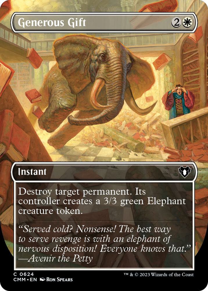 Generous Gift 624 (Commander Masters)  - Borderless