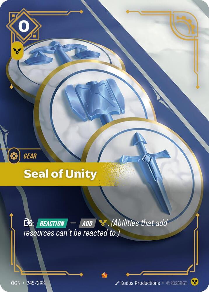 Seal of Unity 245/298 (Origins)  - Foil