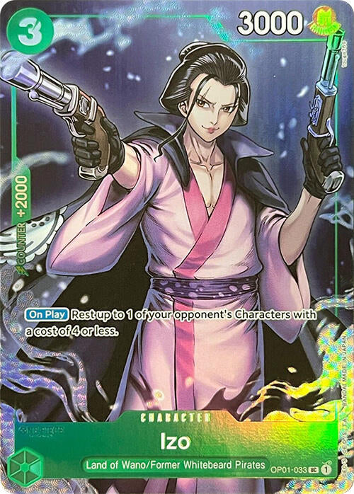Izo (PCC Fest 23-24) OP01-033 (One Piece Promotion Cards)  - Full Art Foil