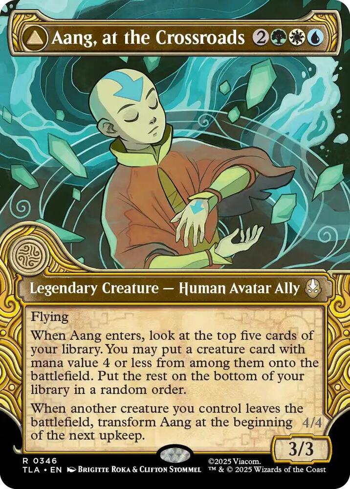 Aang, at the Crossroads // Aang, Destined Savior 346/286 (Avatar: The Last Airbender)  - Showcase