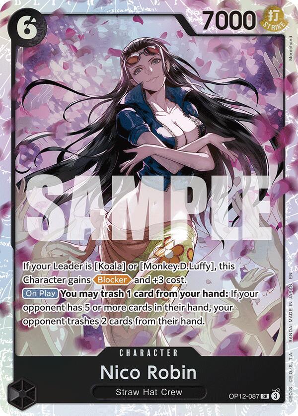 Nico Robin OP12-087 (Legacy of the Master)  - Foil