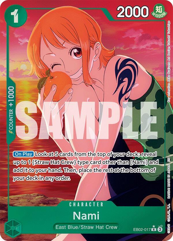 Nami EB02-017 (Extra Booster: Anime 25th Collection)  - Alternate Art Foil