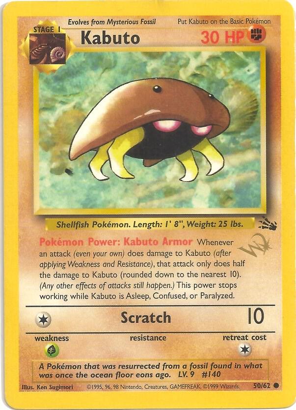Kabuto W Stamped 50/62 (WoTC Promo) 