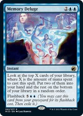 Memory Deluge 62 (Innistrad: Midnight Hunt)  - Foil