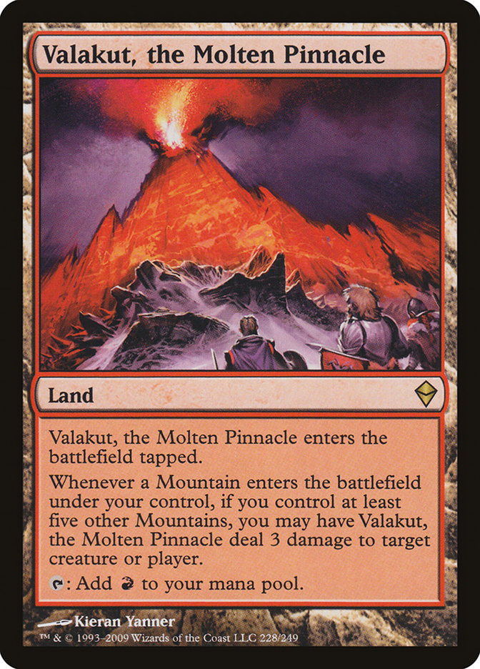 Valakut, the Molten Pinnacle 228/249 (Zendikar) 