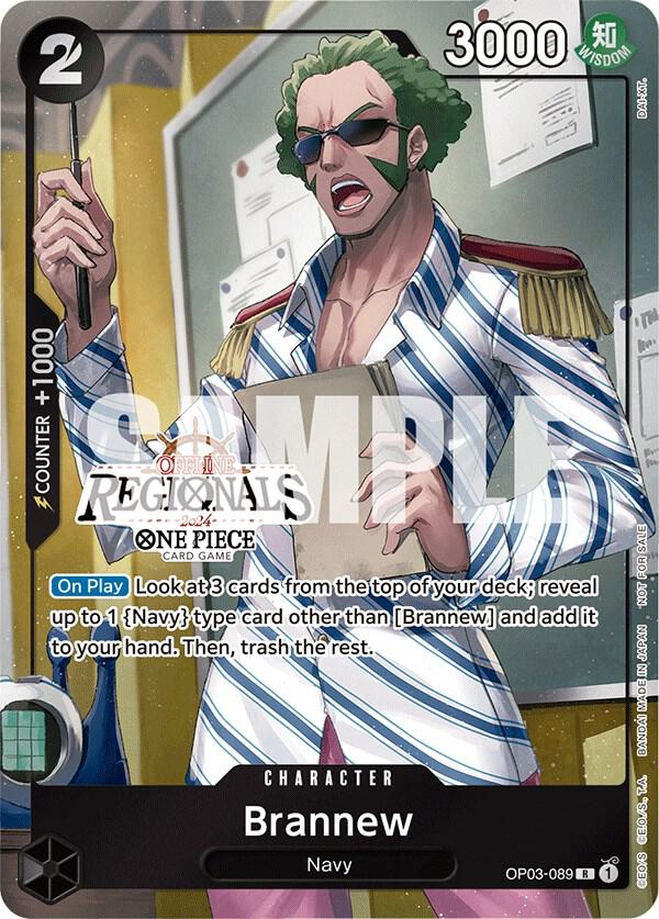 Brannew (Offline Regional 2024 Participant) OP03-089 (One Piece Promotion Cards)  - Foil