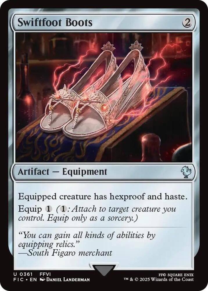 Swiftfoot Boots  361 (Commander: FINAL FANTASY)  - Surge Foil