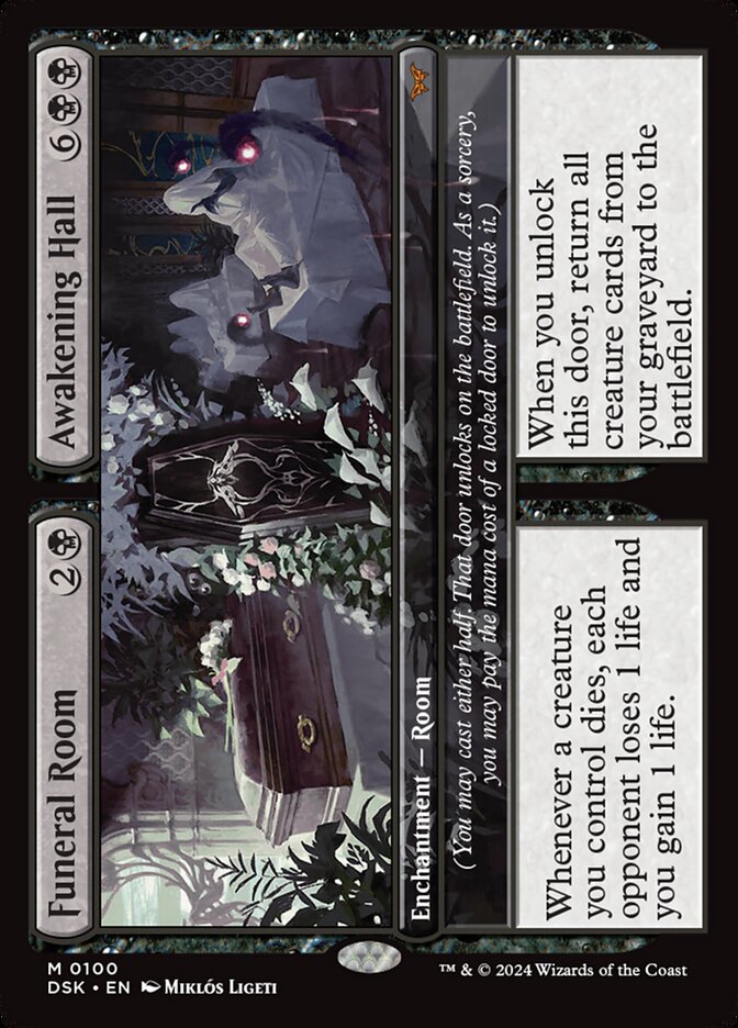 Funeral Room // Awakening Hall 100 (Duskmourn: House of Horror) 
