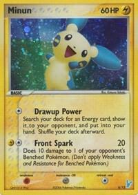 Minun 6/12 (EX Trainer Kit 2: Plusle & Minun)  - Holofoil