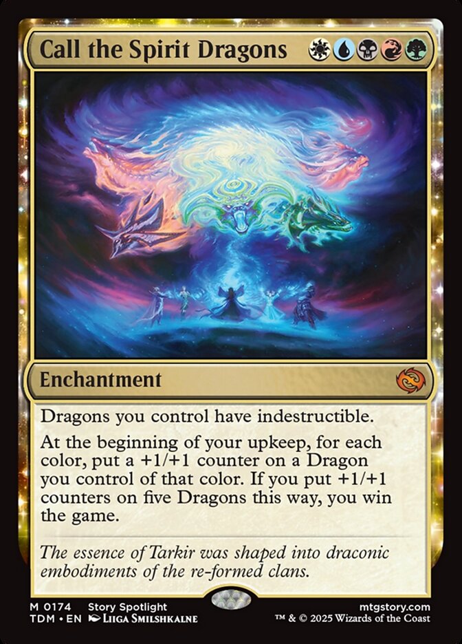Call the Spirit Dragons 174/291 (Tarkir: Dragonstorm) 