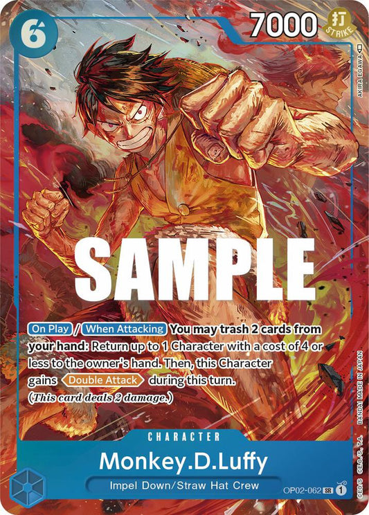 Monkey.D.Luffy OP02-062 (Paramount War)  - Alternate Art Foil