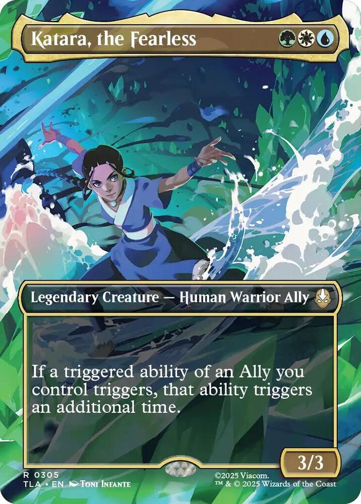 Katara, the Fearless 305 (Avatar: The Last Airbender)  - Borderless Foil