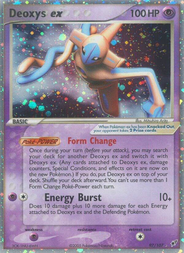 Deoxys ex Normal Forme 97/107 (Deoxys)  - Holofoil