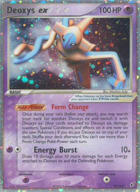 Deoxys ex Normal Forme 97/107 (Deoxys)  - Holofoil