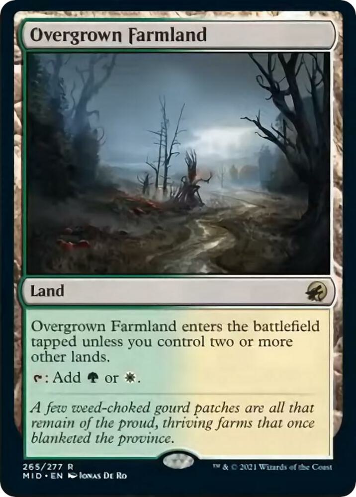 Overgrown Farmland 265/277 (Innistrad: Midnight Hunt) 