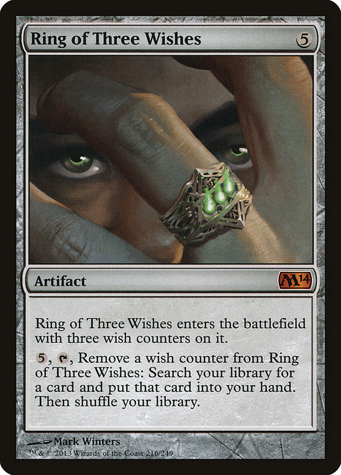 Ring of Three Wishes 216/249 (Magic 2014 (M14)) 