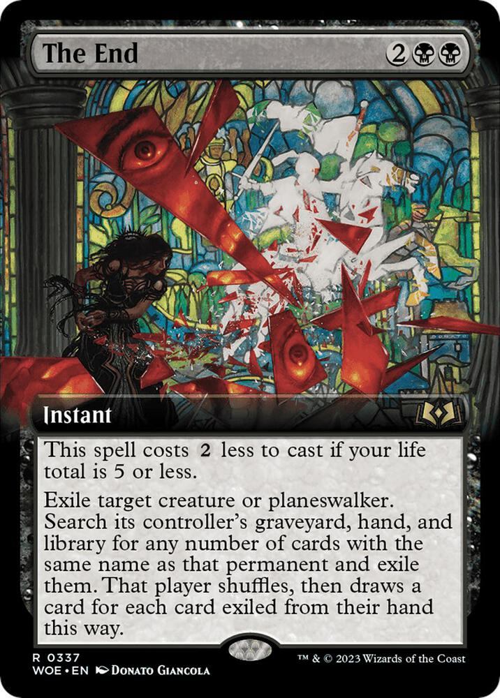 The End Extended Art 337 (Wilds of Eldraine)  - Foil