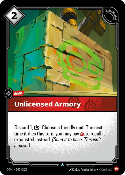 Unlicensed Armory 023/298 (Origins) 