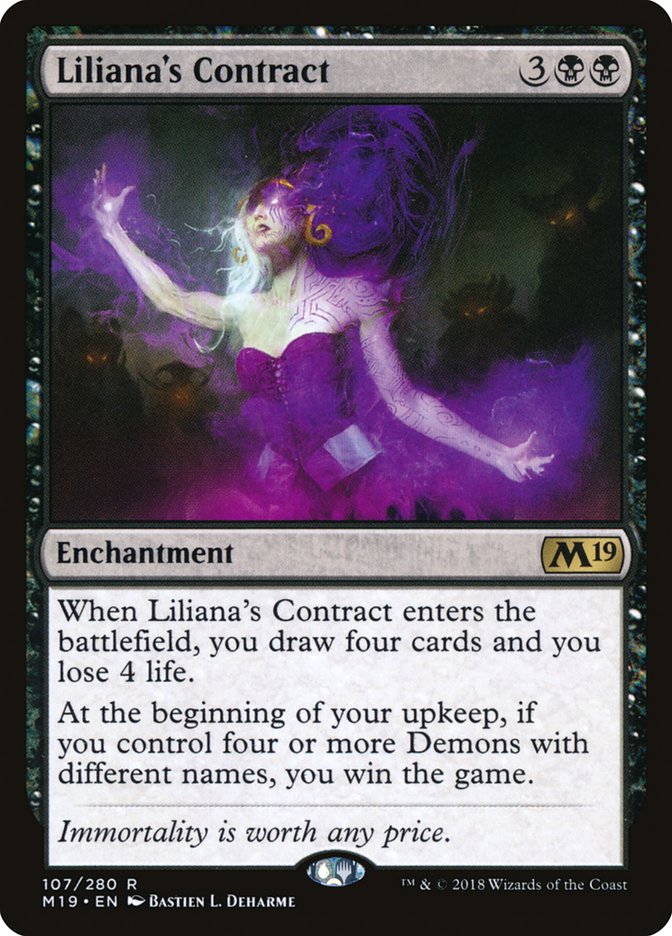Liliana's Contract 107/280 (Core Set 2019) 