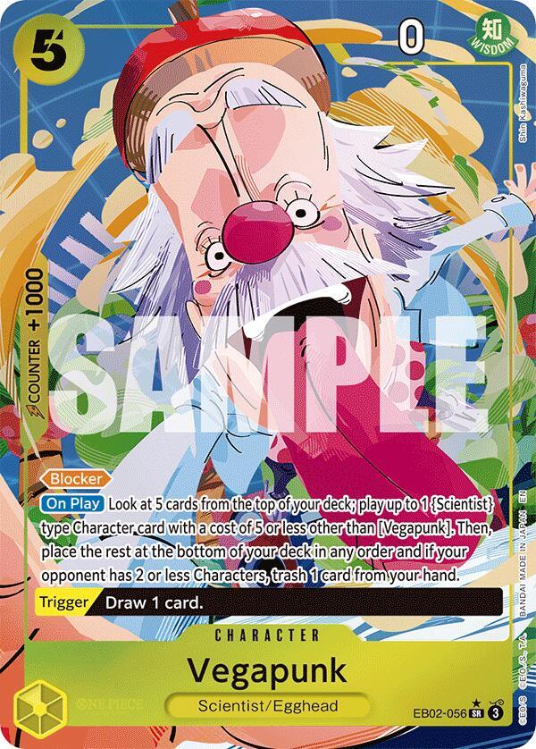 Vegapunk EB02-056 (Extra Booster: Anime 25th Collection)  - Alternate Art Foil
